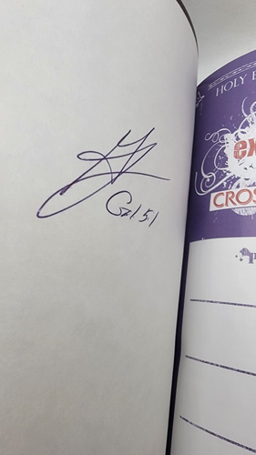 The Expositor's Study Bible Crossfire W/ Box KJV Leather Signed Gabriel Swaggart - Picture 7 of 24
