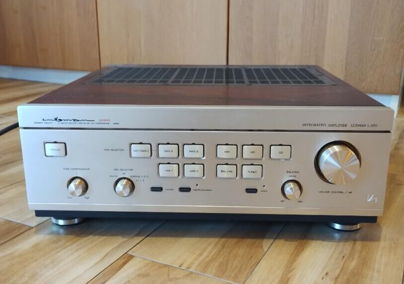 LUXMAN L-570 Power Supply Voltage 100V Integrated Amplifier Made