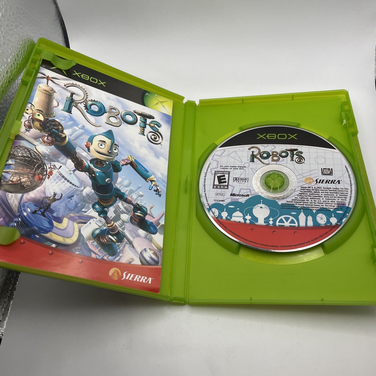 Microsoft Xbox Original Robots Game - Action - Disc Only Microsoft Xbox Original Robots Game - Action - Disc Only