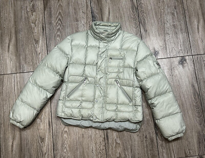 Diesel Damen Puffer Jacke Daunen Gefüllt Vintage Sub Zero Ice Station Größe L