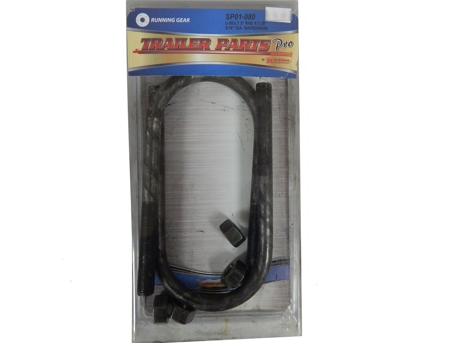 Redline Trailer Parts PRO SP01080 Ubolt 3" RND X 7.25" 9/16" dia w