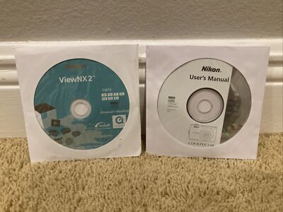 GENUINE NIKON VIEW NX CW13 CD PROGRAM COOLPIX