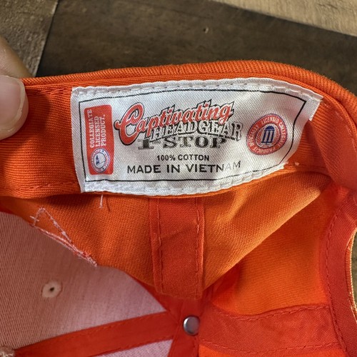 Clemson Tigers Hat Captivating Headgear Orange Strap Back Baseball Cap OSFM - Picture 14 of 14