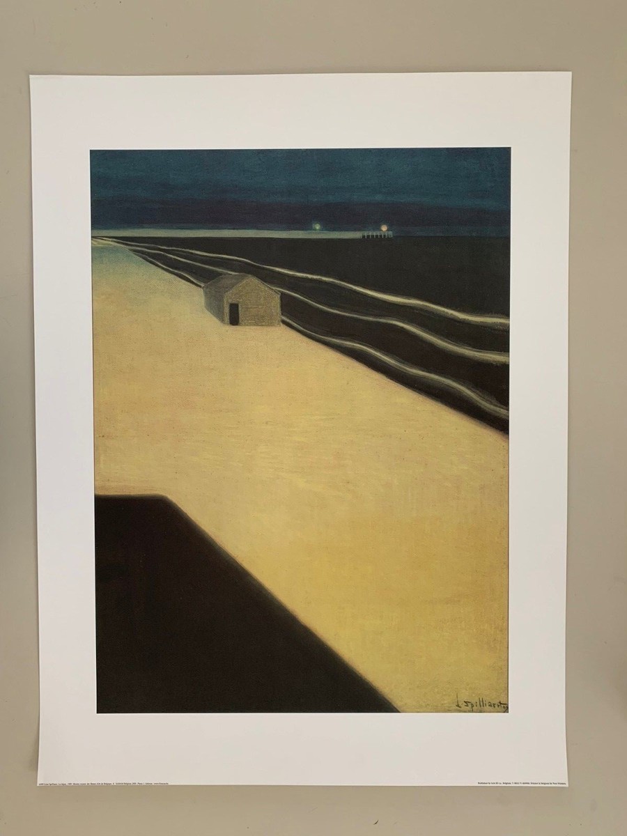 Léon Spilliaert LEON SPILLIAERT, 'LA DIGUE,1909' RARE 2005 ART PRINT | eBay