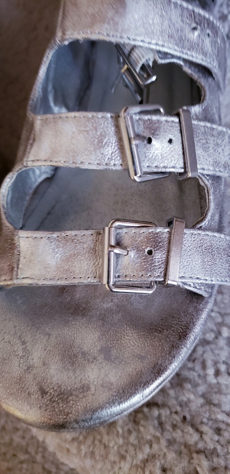 flatform strappy platform sandals gladiators 8.5 … - image 8