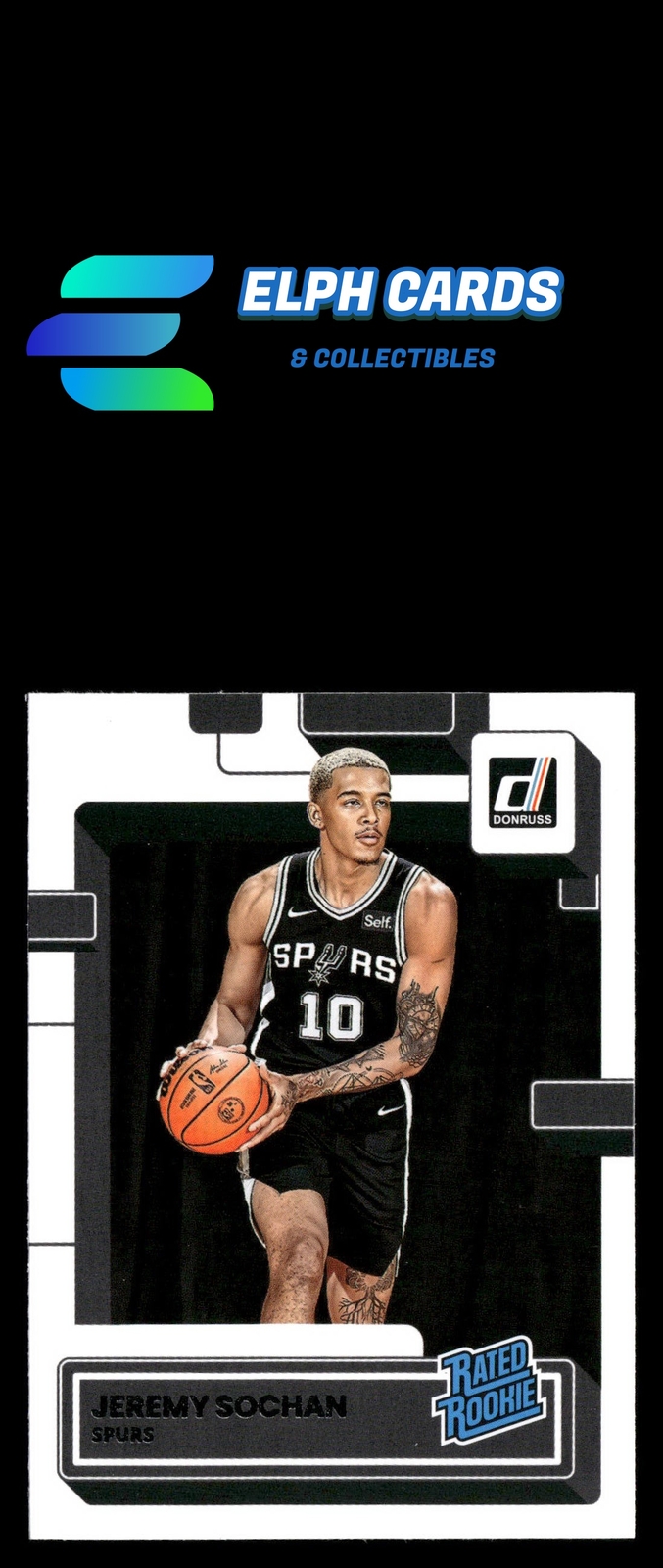 2022-23 Donruss Basketball #209 Jeremy Sochan Silver Press Proof