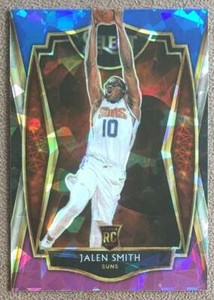 Jalen Smith 2020-21 Panini Select Blue White Purple Cracked Ice Rookie #188 Suns