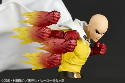 Kaiyodo Revoltech Increíble Yamaguchi One Punch Man SAITAMA con piezas adicionales Nuevo - Imagen 16 de 22