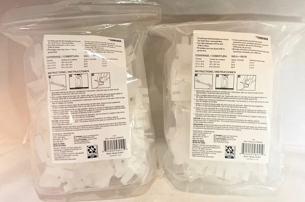 NEW Project Source Flat A Floor Tile Leveling System Clips 1690484 - Lot of 2 - Image 2 of 2
