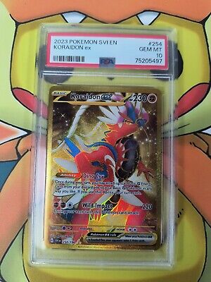 Koraidon EX 254/198 PSA 10 (2023 Pokemon Scarlet and Violet) Gold Secret  Rare