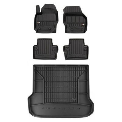 Tapis De Sol + Coffre TPE Frogum Pour Peugeot 5008 II (2017+) – Antidérapant, Imperméable