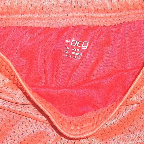 BCG BRAND SHORTS YOUTH SIZE M (10) POLYESTER PEACH - Picture 2 of 2