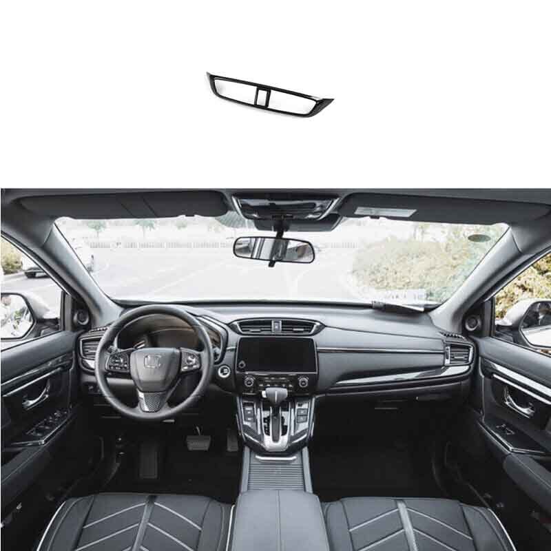 2017-2022 Trim Center Console AC Air Outlet Vent For Honda CRV CR-V Carbon Fiber