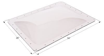 Skylight Dome SL2230C, Clear