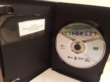 Atonement (DVD, 2008, Widescreen) Ex-Library James McAvoy