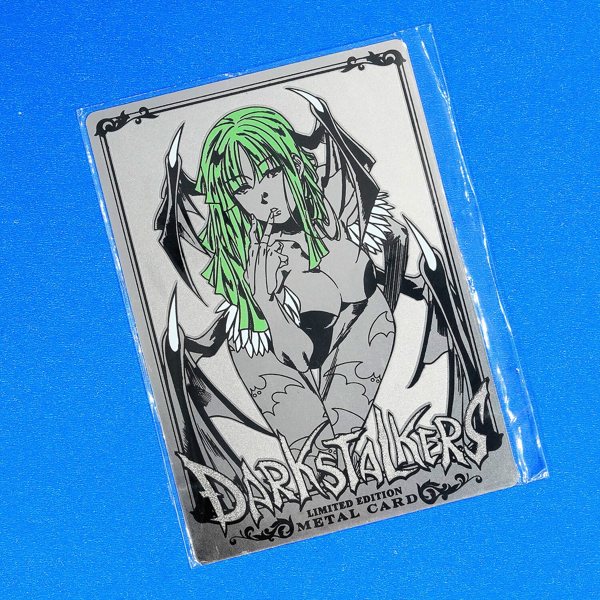 UDON Darkstalkers Morrigan Limited Edition Metal Card