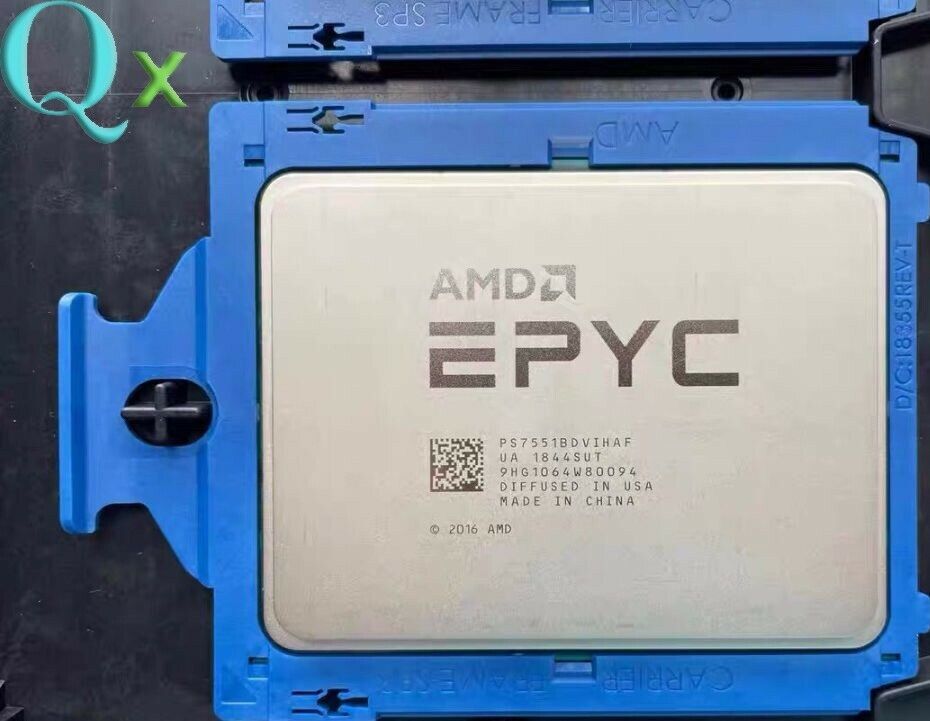 AMD EPYC 7551 Socket SP3 Server CPU Processor 32 Core 2GHz Naples 180W