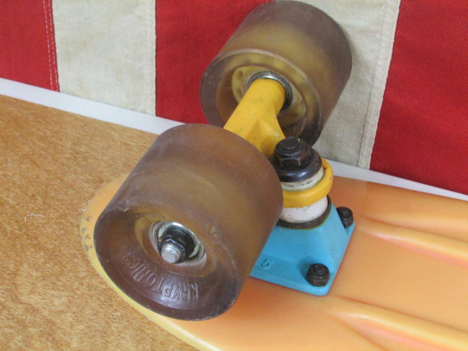 Vintage Kryptonics Torpedo Skateboard Complete 1965 Trucks Urethane