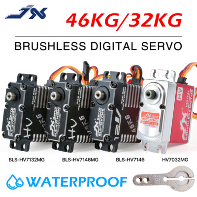 JX Waterproof Servo 46KG 32KG Metal Gear HV Brushless Digital Servo for RC Car