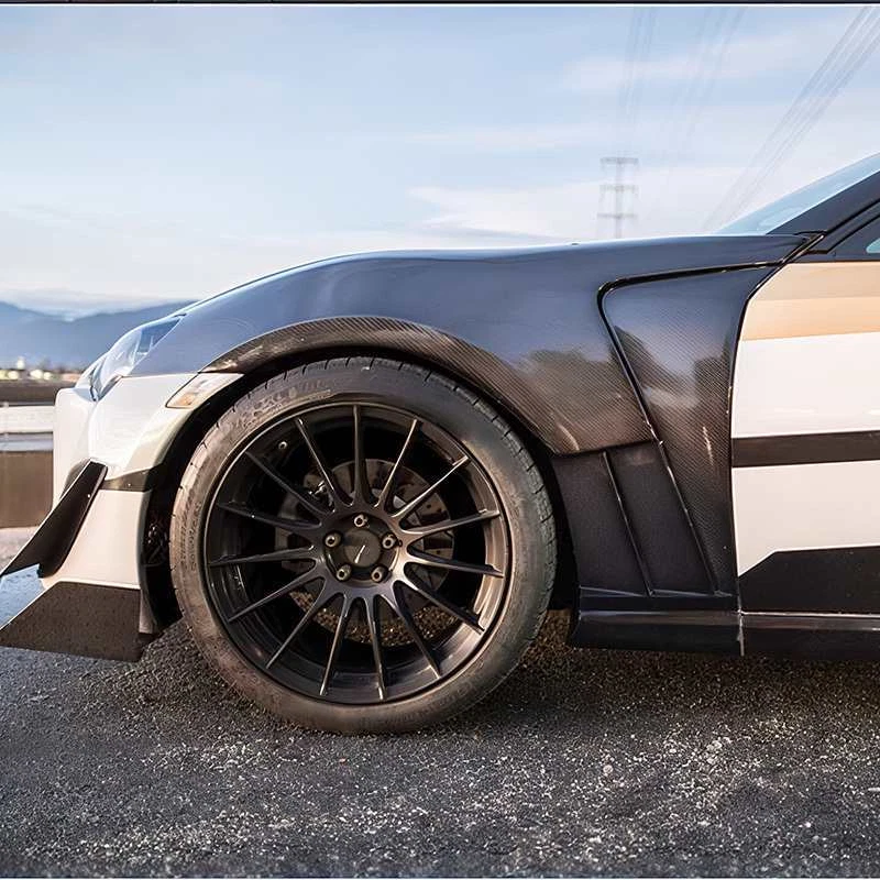 Guardabarros de fibra de carbono real para Toyota 86 17-20/Subaru BRZ 13-20/Scion FR-S 13-16 Foto 3 de 4