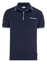Lonsdale London Polo Shirt Size: L XL Polo Men's Blue Navy Blue 115552-3076