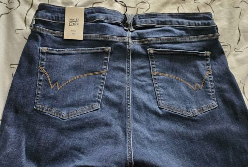 NEW WHITE STUFF AMEILA WOMENS SKINNY JEANS SIZE 20 S MID DENIM - Picture 8 of 13