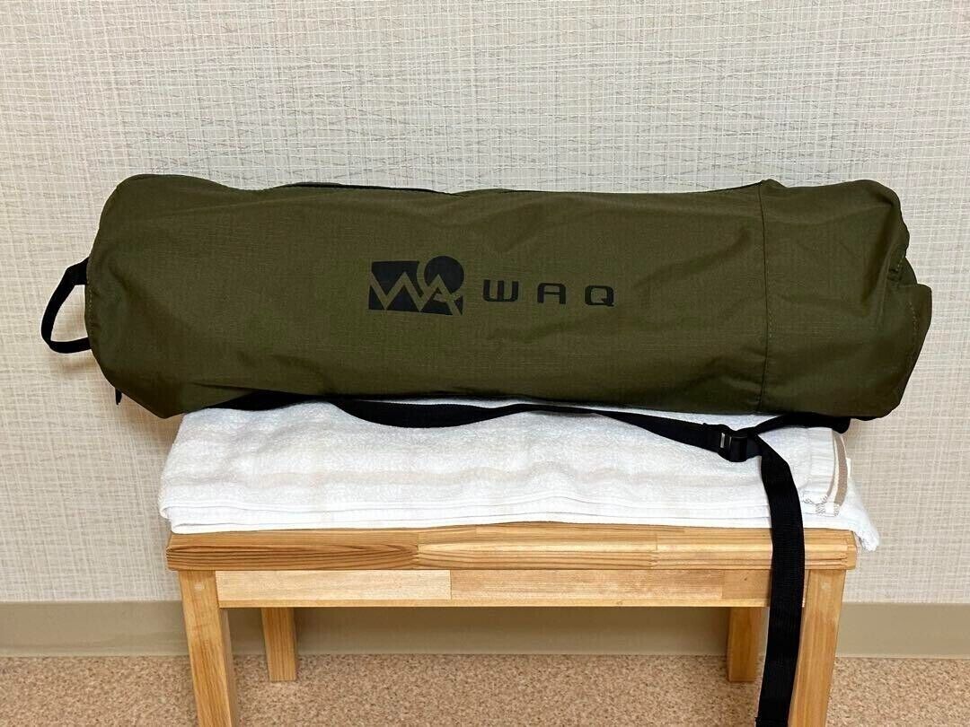 WAQ 2WAY FOLDING COT OLIVE - アウトドア