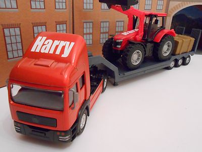 toy lorries with names on