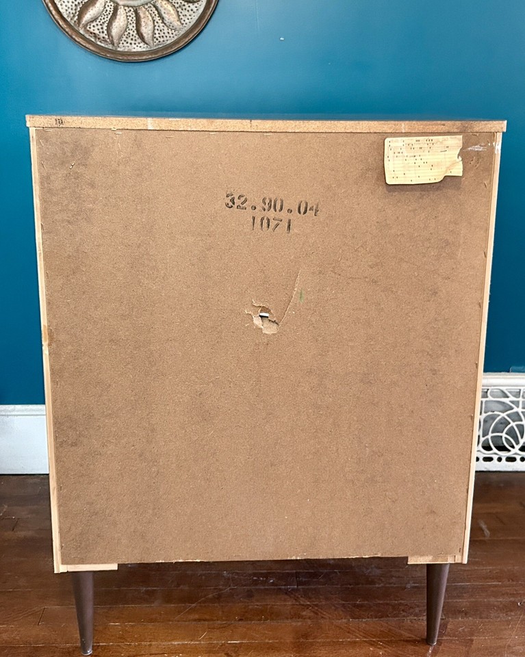 Ward MCM Dresser Vintage Furniture Mid Century Modern Highboy 1960s