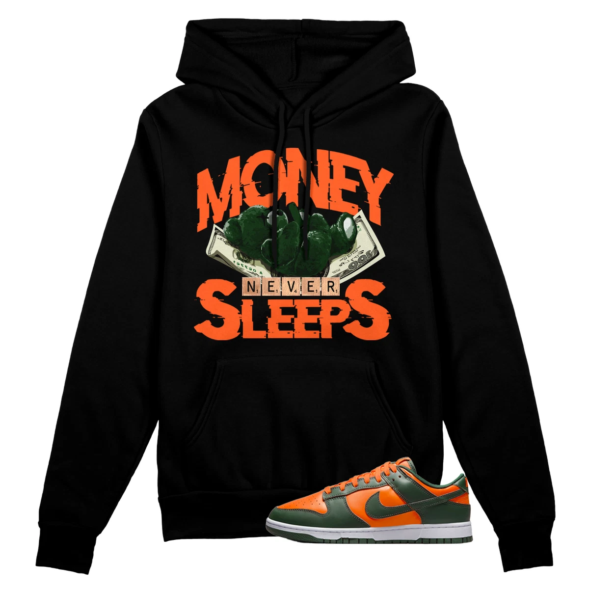 Miami Hurricanes Dunk Gorge Green Total Orange White Team Low Dark