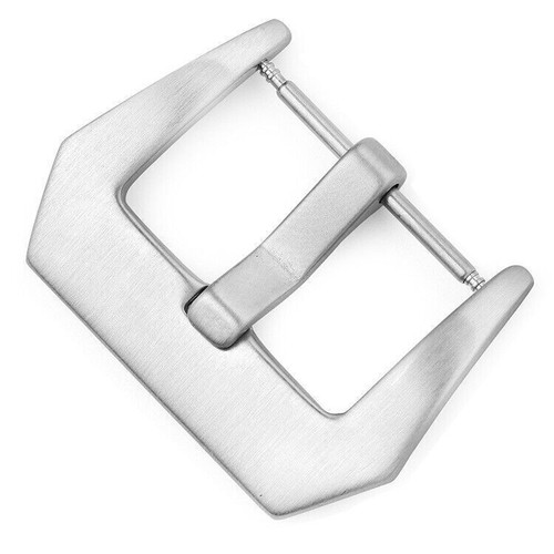 18/20/22/24/26mm For PAM Polished Brushed PVD Steel Watch Buckle Black Silver - Picture 9 of 15