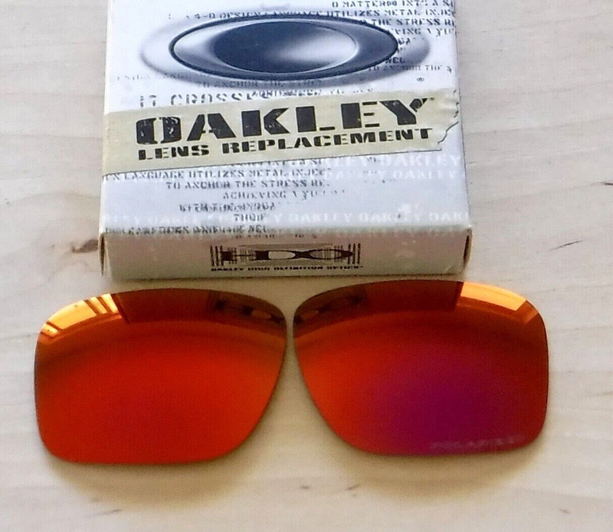 Replacement Lenses Holbrook Metal Red Iridium New! OEM Oakley