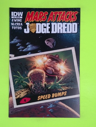 Mars Attacks Judge Dredd #4sub 2013 IDW Publishing Variant High Grade M16-94