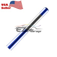 Universal 4.7 Auto Aluminum Alloy Carbon Fiber Fm Am Radio Car Antenna Blue