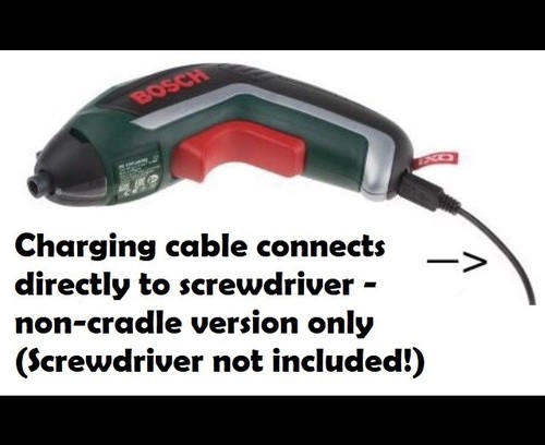 Replacement Mains Charger for Bosch IXO 