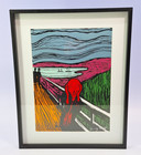 Bild Der Schrei Andy Warhol Kunstdruck 52 cm x 42 cm Kunst