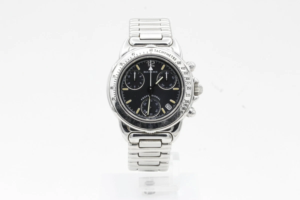 Bucherer Atletico Professional Chronograph 251.503.1 Stahl Herren