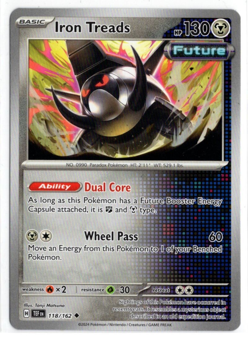 Pokemon Temporal Forces 118/162 Iron Treads