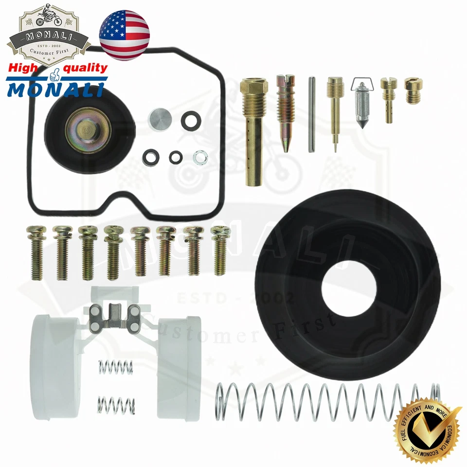 4PCS For KAWASAKI Voyager XII ZG1200 1986-2003 Carb Repair Kit Diaphragm-US Foto 2 de 4