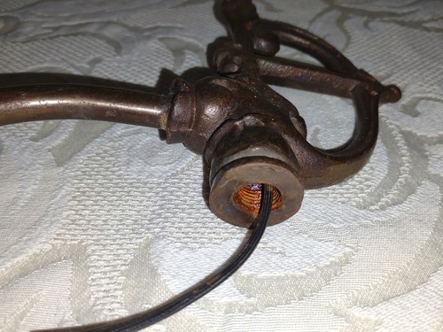 Antique Victorian Style Cast Metal Bridge Arm Light Socket For Floor Lamp - Picture 5 of 9