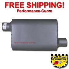 2 Chamber Performance Exhaust Muffler Full Boar 2.25 Offset Offset - Fb2443