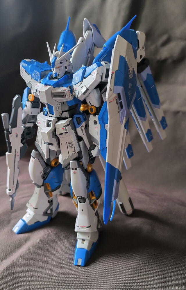 Built Bandai RG 1/144 Rx93-2 Hi Nu Gundam Assembled Action Figure