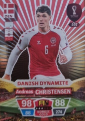 Panini FIFA World Cup Qatar 2022 # 497	Danish Dynamite	 Christensen Denmark