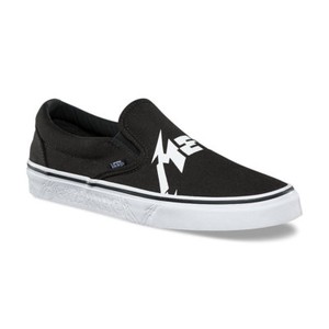 vans metallica slip on