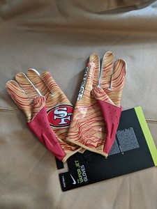 49ers vapor gloves