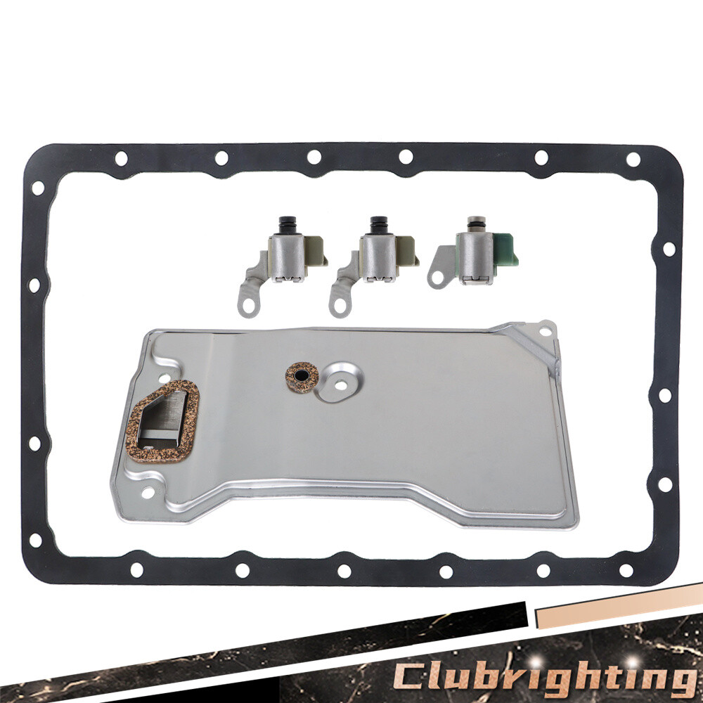 Transmission Solenoid Service Filter Kit TCC Lock Up Shift For Jeep A340 AW4