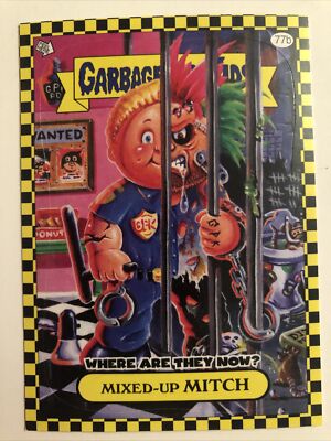 Garbage Pail Kids Topps 2010 Sticker Flashback Series 1 Mixed Up Mitch 77b