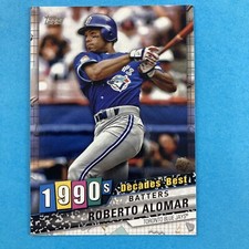Roberto Alomar 2020 Topps Decade's Best Insert #57 MLB Toronto Blue Jays