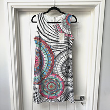Stella Morgan Dress Women's UK 12 Multicoloured Sleeveless Lace Knee Length BNWT