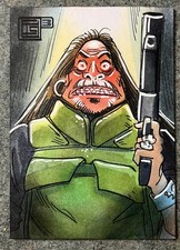 Predator 2 El Scorpio Sketch Card PSC By Tim Shinn 1/1